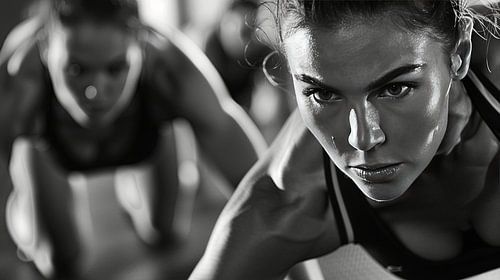 mensen in sportschool actief