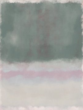 Modern abstract layers with Rothko inspired palette by Dina Dankers