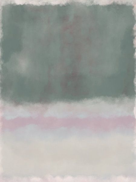 Modern abstract layers with Rothko inspired palette by Dina Dankers
