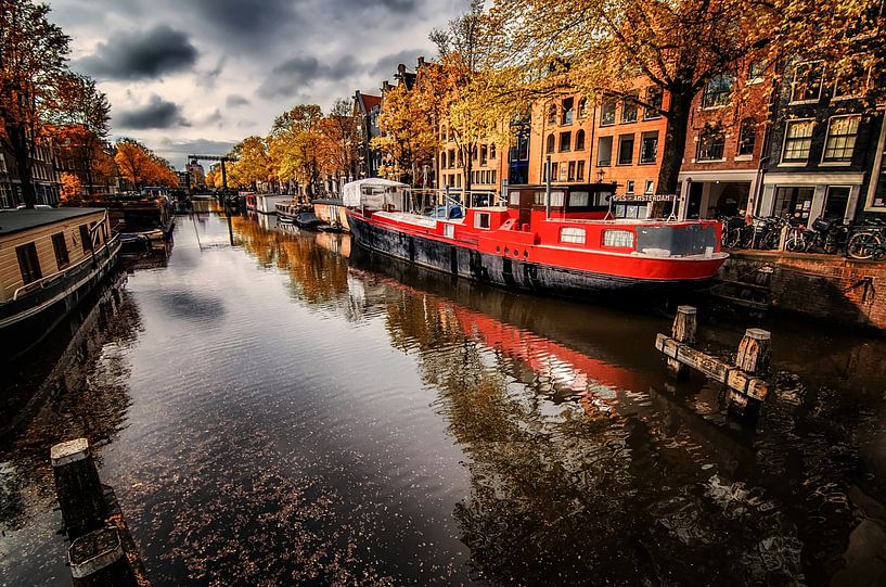 Amsterdam Stadsgezicht I van Marlika Art
