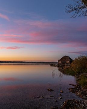 Lumière du soir sur le lac Ammersee