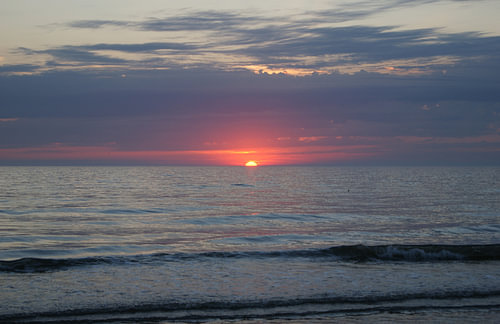 Zonsondergang op het strand 2
