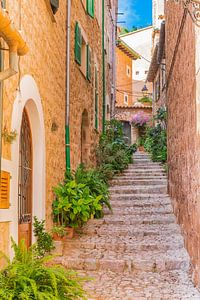 Altes Dorf Fornalutx auf Mallorca, Spanien Balearische Inseln