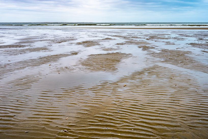 Eb op het strand van Ameland van Rob IJsselstein
