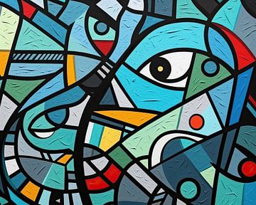 New Picasso No. 55.74 van ARTEO Schilderijen