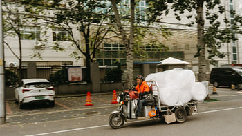 Dynamisch straatbeeld in China