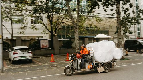 Dynamisch straatbeeld in China
