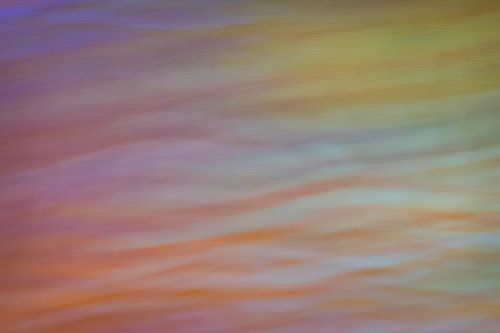 Fantasie in oranje, geel en paars