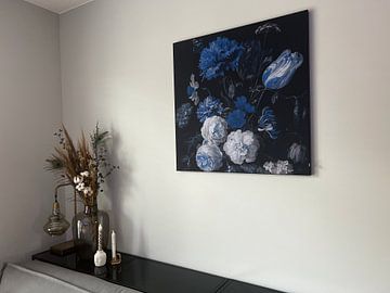 Photo de nos clients: Nature morte - Bleu de Delft sur Marja van den Hurk