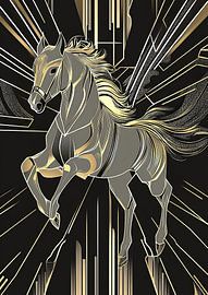 Horse "Majesty of the vastness: A dream on four hooves" by Niklas Maximilian