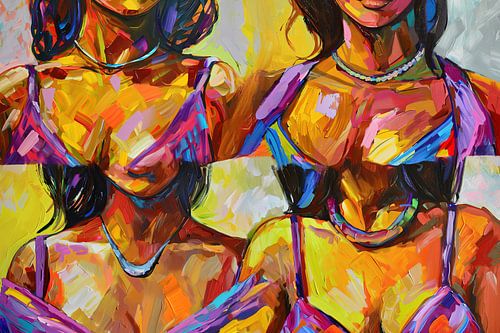 abstract digitaal collage