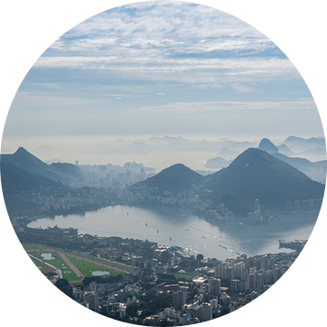 Uitzicht over Rio de Janeiro vanuit Vidigal van Kaj Hendriks
