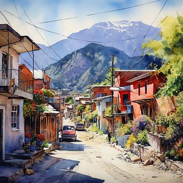 Peinture au Chili sur Peinture Abstraite