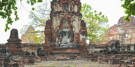 Hüter der Ruinen von Wat Mahathat