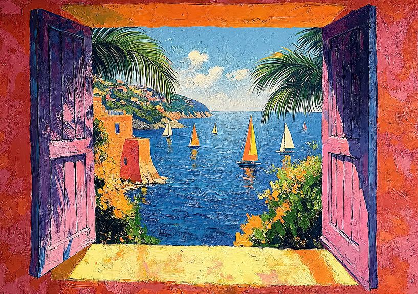 Matisse inspiriert Open Window Meer von Niklas Maximilian