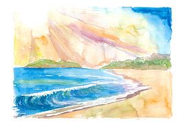 Goa India Dream Beach Indian Ocean Swell