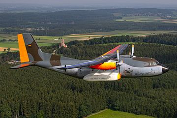 Duitse luchtmacht C-160D Transall 50+40 afscheidstournee van Bruno Geiger