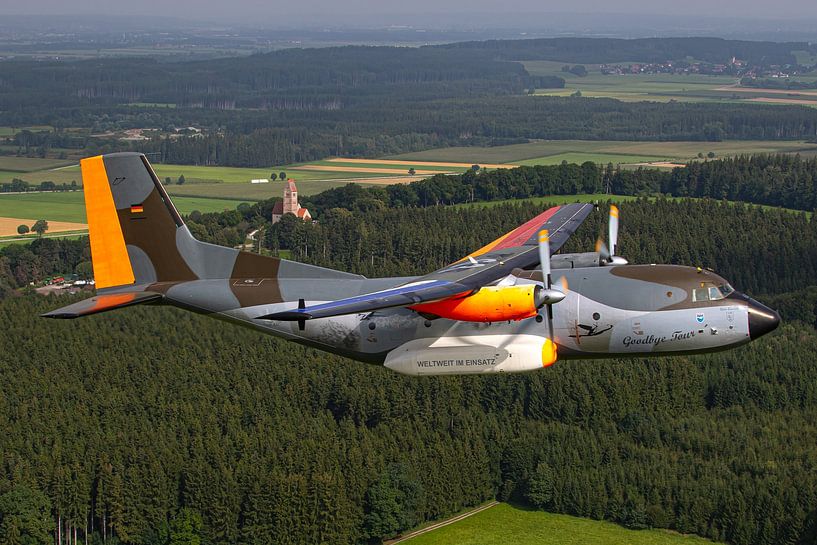 Deutsche Luftwaffe C-160D Transall 50+40 Abschieds-Tour von Bruno Geiger