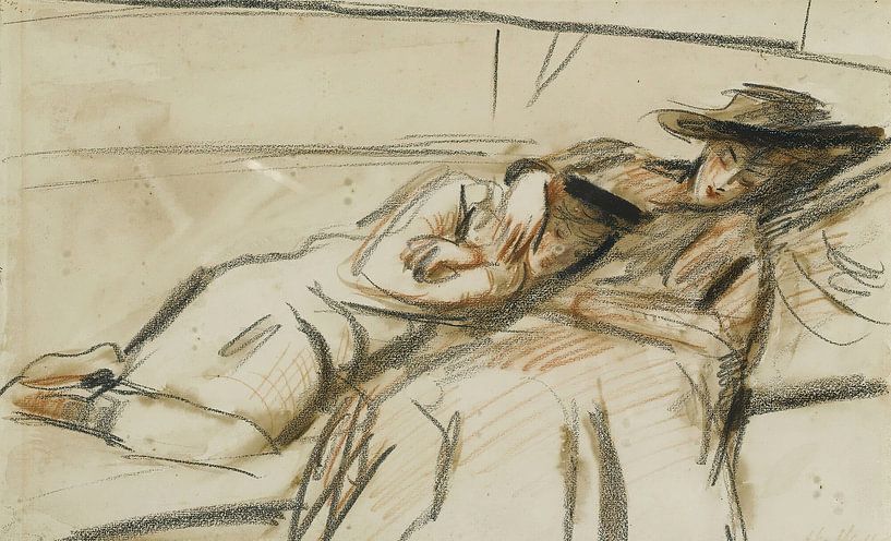 Paul César Helleu - Moeder en kind van Peter Balan