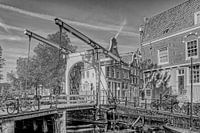 Staalmeestersbrug Amsterdam rendered as an Etching.