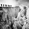 Bergbeklimmers op de Glacier de Moiry in Zwitserlandvan Menno Boermans