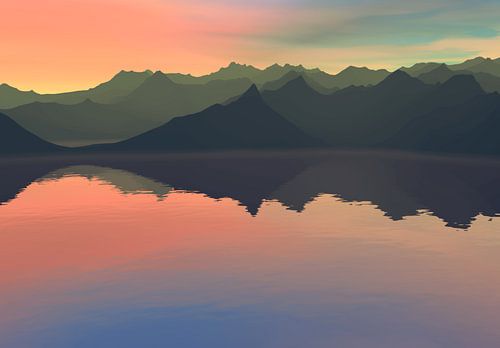 Sunset in the mountains 15