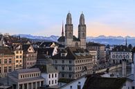 Zürich am Abend von Jan Schuler Miniaturansicht