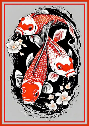 Koi Fish Art Print