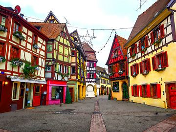 Aquarel Pencil - Cities of Colors - Colmar by Doesburg Design