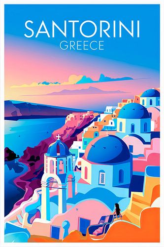 Santorini, Griekenland.