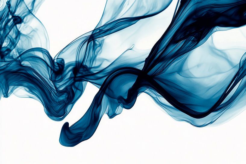 Blue clouds of smoke by Poster Art Shop