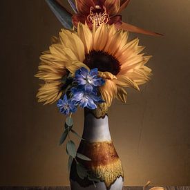 Stilleven collectie I - Zonnebloemen van Sandra Hazes