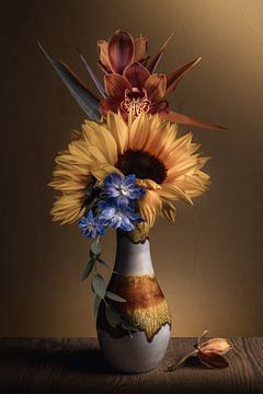 Still life collection I - Sunflowers by Sandra Hazes