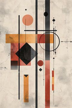 Geometrische harmonie van Poster Art Shop