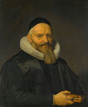 Portret van Anthony de Wale (1573-1639). Hoogleraar theologie, David Bailly
