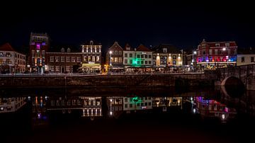 Roermond by night van Maurice Meerten