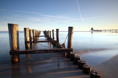 Oude aanlegsteiger in Zingst