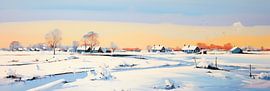 Winter Snow by Eye catching paintings