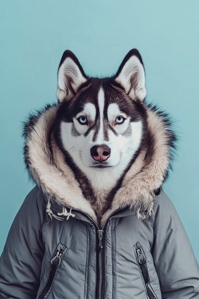 Alaskan Husky by Poster Art Shop