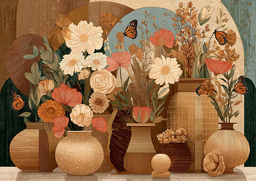 Bloemen Vazen | Harmony of Nature in Modern Aesthetics