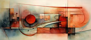 Abstrakt in Aquarell 39982