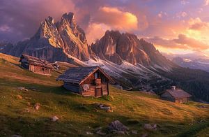 Sonnige Ausblicke auf Alpengipfel