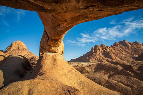 De rotsformaties van Spitzkoppe, Namibië