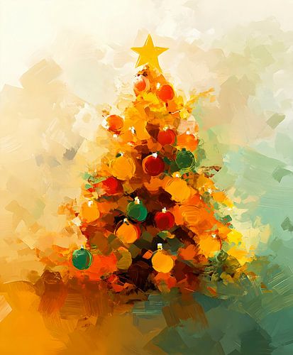 Arbre de Noël coloré