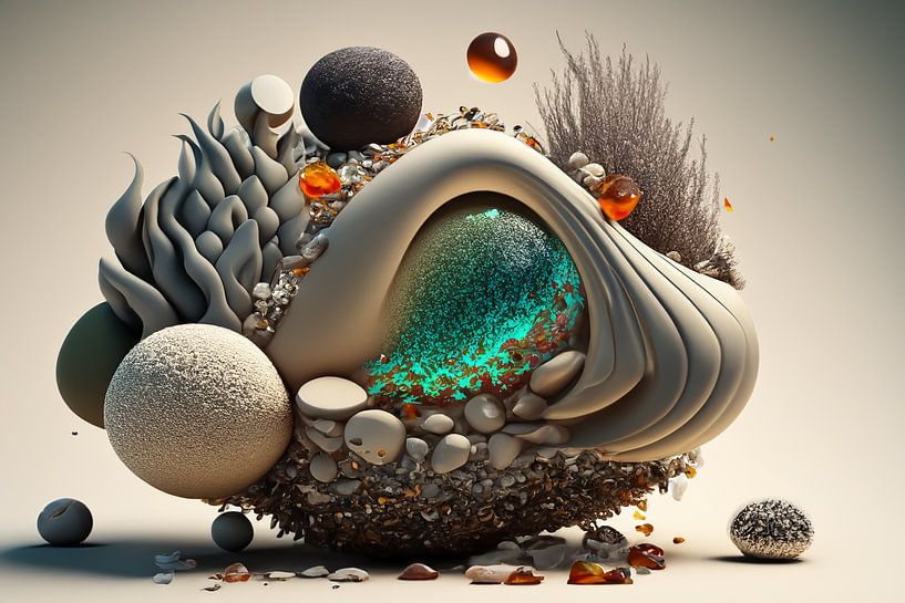 Modern art 45-24 by Andreas Wemmje
