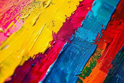 digitaal abstract schilderij