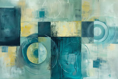 Abstract schilderij
