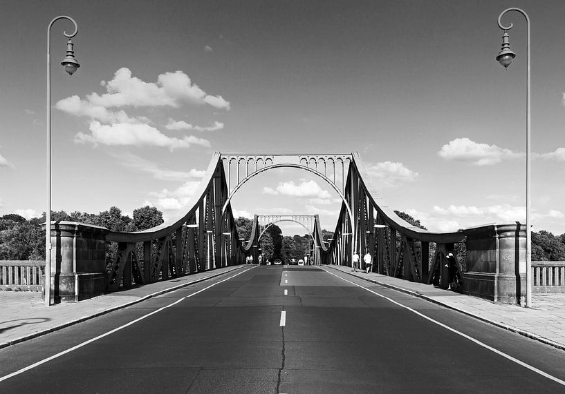 De weg naar Berlijn bij de Glienickebrug van Frank Herrmann