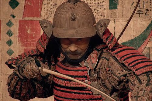 schilderachtig Japan samurai
