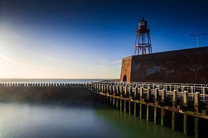 pier bij de haven van Vlissingen langs de Zeeuwse kust van gaps photography